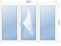 ПРОФИЛЬ REHAU Размер 2000x1400